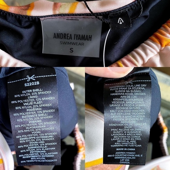 Andrea Iyamah Swimsuit Tiaca One-Piece Floral Cutout Eucalyptus Small NWT - Picture 6 of 9